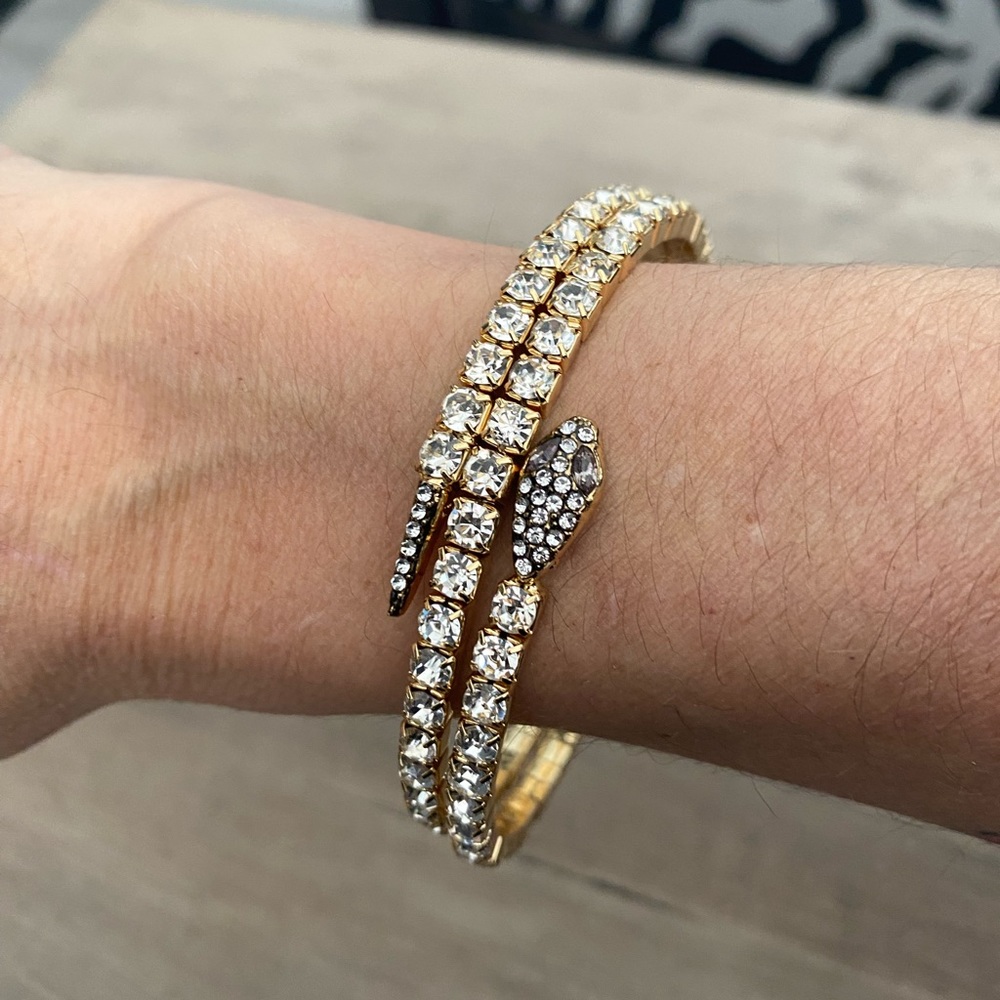 New Simply Vera Vera Wang Women's Snake Coil Bracelet - Picture 3 of 6